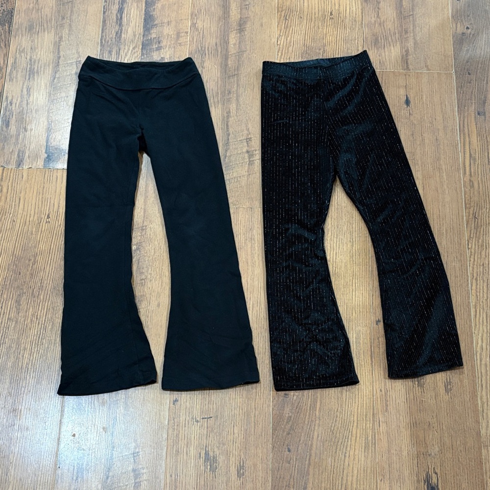 Old Navy Kids Black Flared Leggings Set